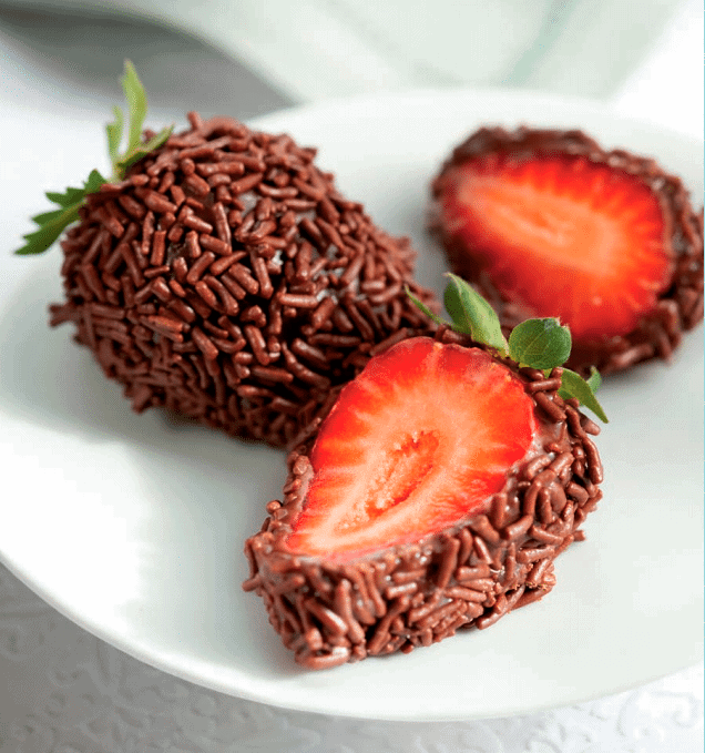 brigadeiro de morango