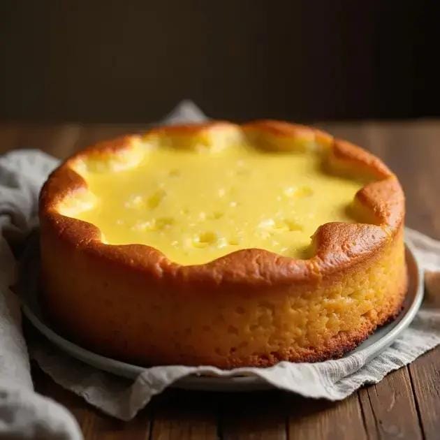 Bolo de mandioca cremoso