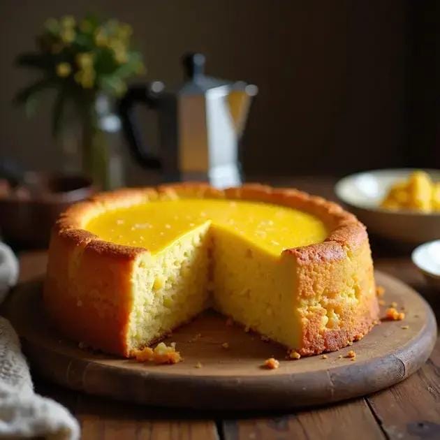 Bolo de milho cremoso