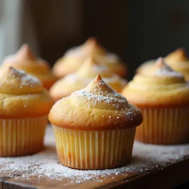 Cupcake de baunilha