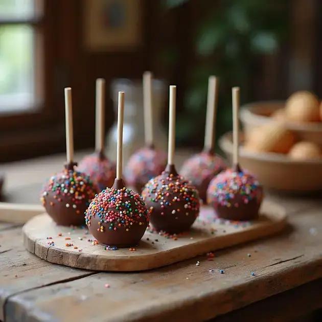 Receita 1 Pirulito de chocolate