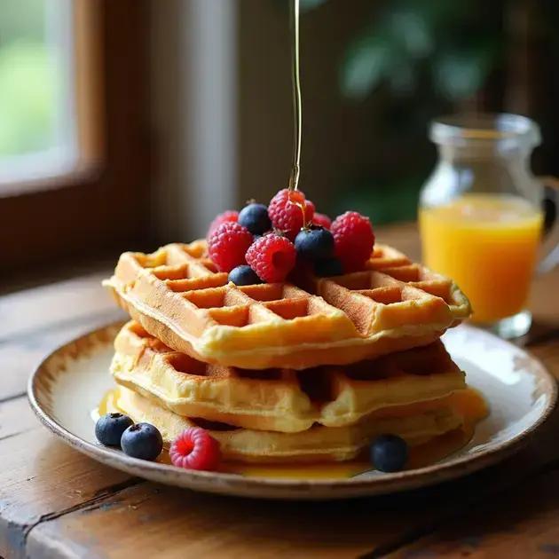 Waffles Belgas: aprenda a preparar a massa autêntica e crocante em casa