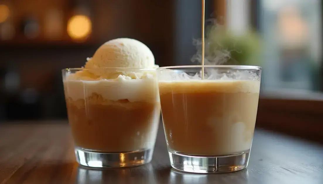 Affogato Italiano: sobremesa fácil de café gelado com sorvete