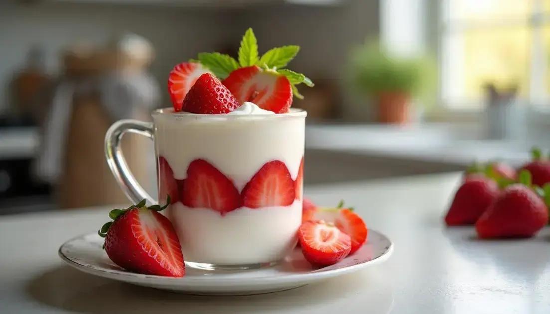 Fool de morango: sobremesa cremosa e fácil, perfeita para refrescar