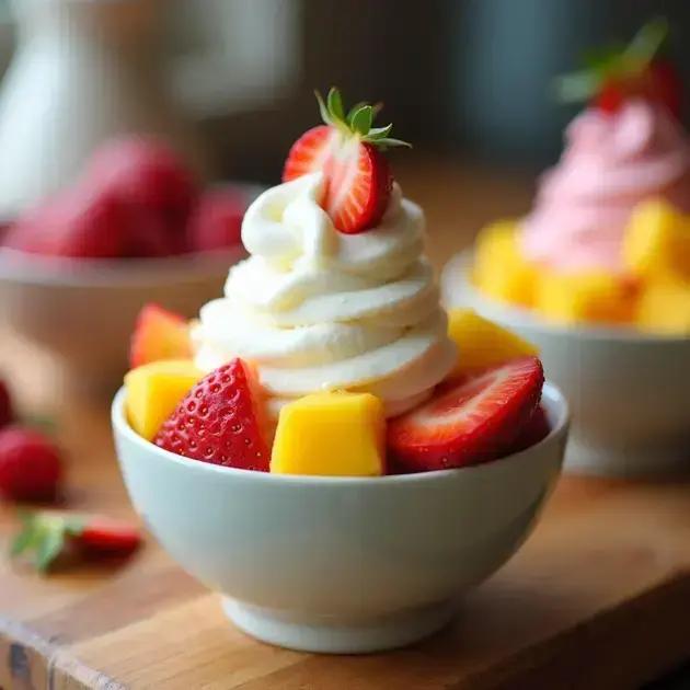 Frozen yogurt caseiro