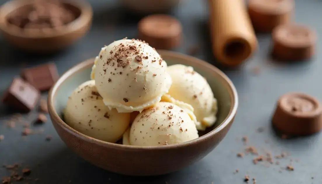Gelato de stracciatella: receita cremosa e fácil para impressionar em casa