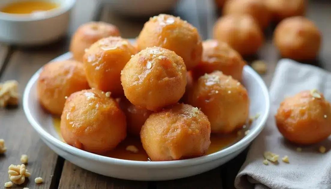 Receita 1 Loukoumades (bolinho grego)