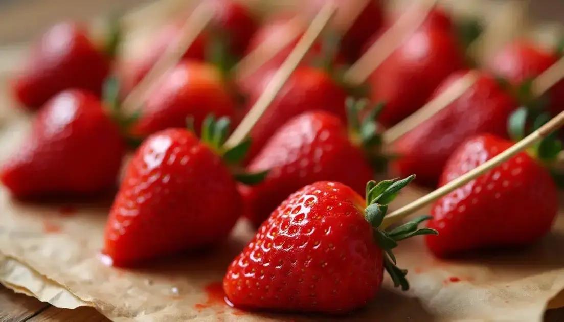 Morango do amor: receita fácil e irresistível para festas e lembranças