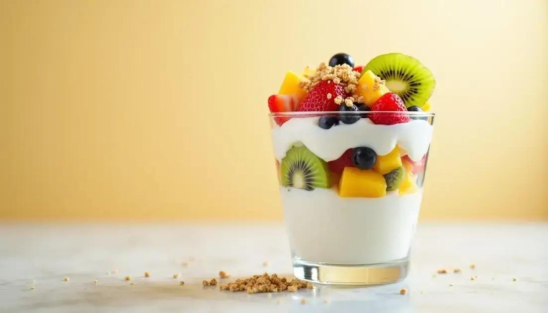 Parfait de frutas: sobremesa refrescante, leve e saudável para surpreender