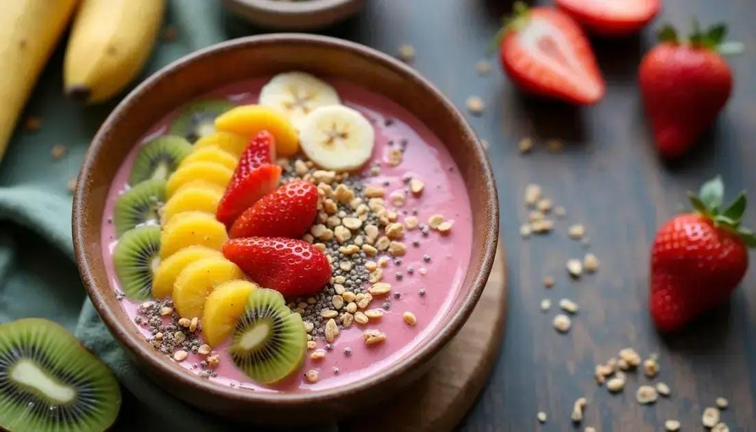 Smoothie Bowl: como preparar uma tigela cremosa e saudável em casa